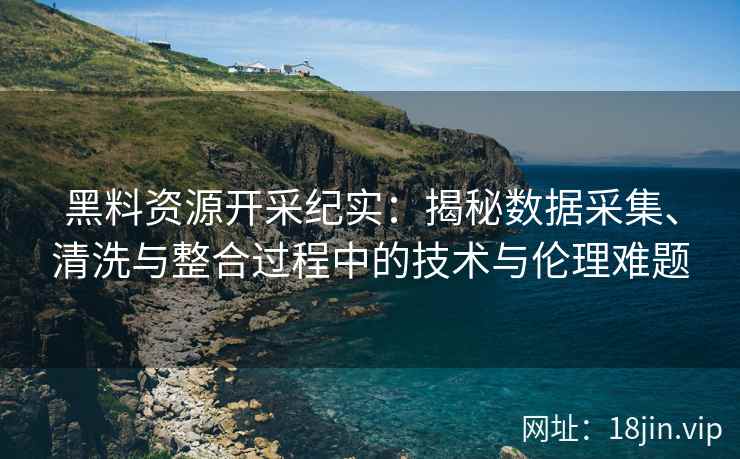 黑料资源开采纪实：揭秘数据采集、清洗与整合过程中的技术与伦理难题