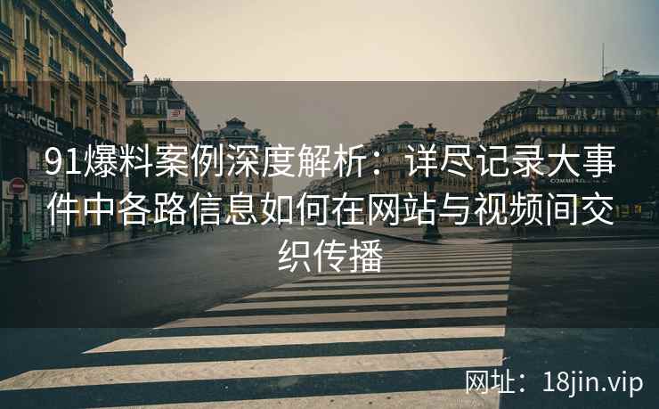 91爆料案例深度解析：详尽记录大事件中各路信息如何在网站与视频间交织传播