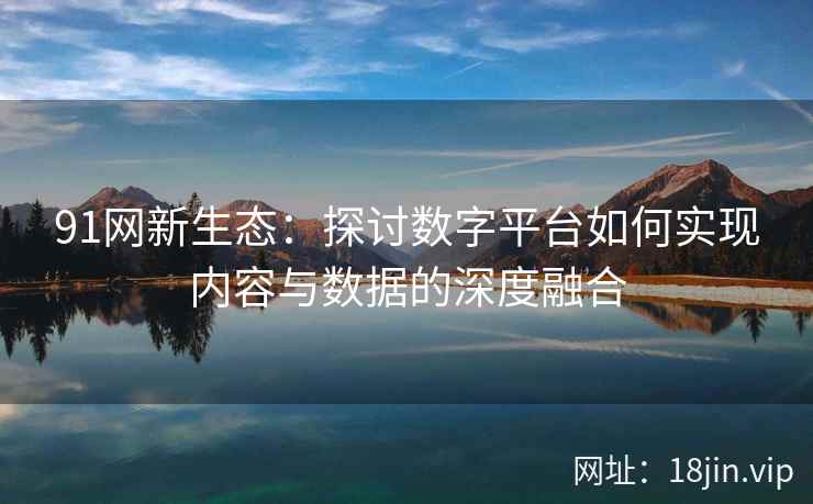 91网新生态：探讨数字平台如何实现内容与数据的深度融合